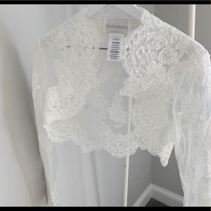 Lace jacket for wedding